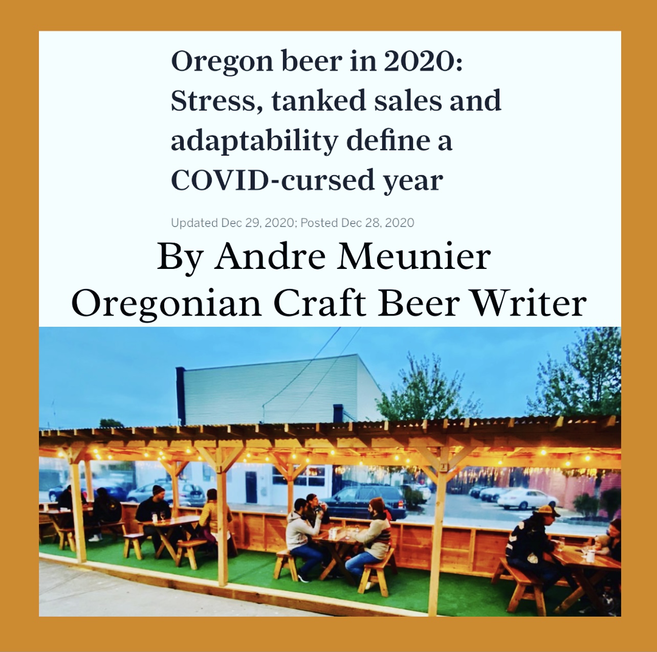 Andre Meunier March 2020 to March 2021 A Pandemic Year Review in Portland, Oregon Craft Beer – Craft Beer Podcast Episode 129 by Steven Shomler 